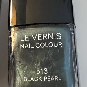 Rare / Discontinued CHANEL Black Pearl Nail Lacquer #513 NIB 💅